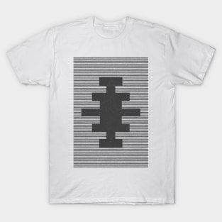 Aztec Inspired Geometric Print T-Shirt